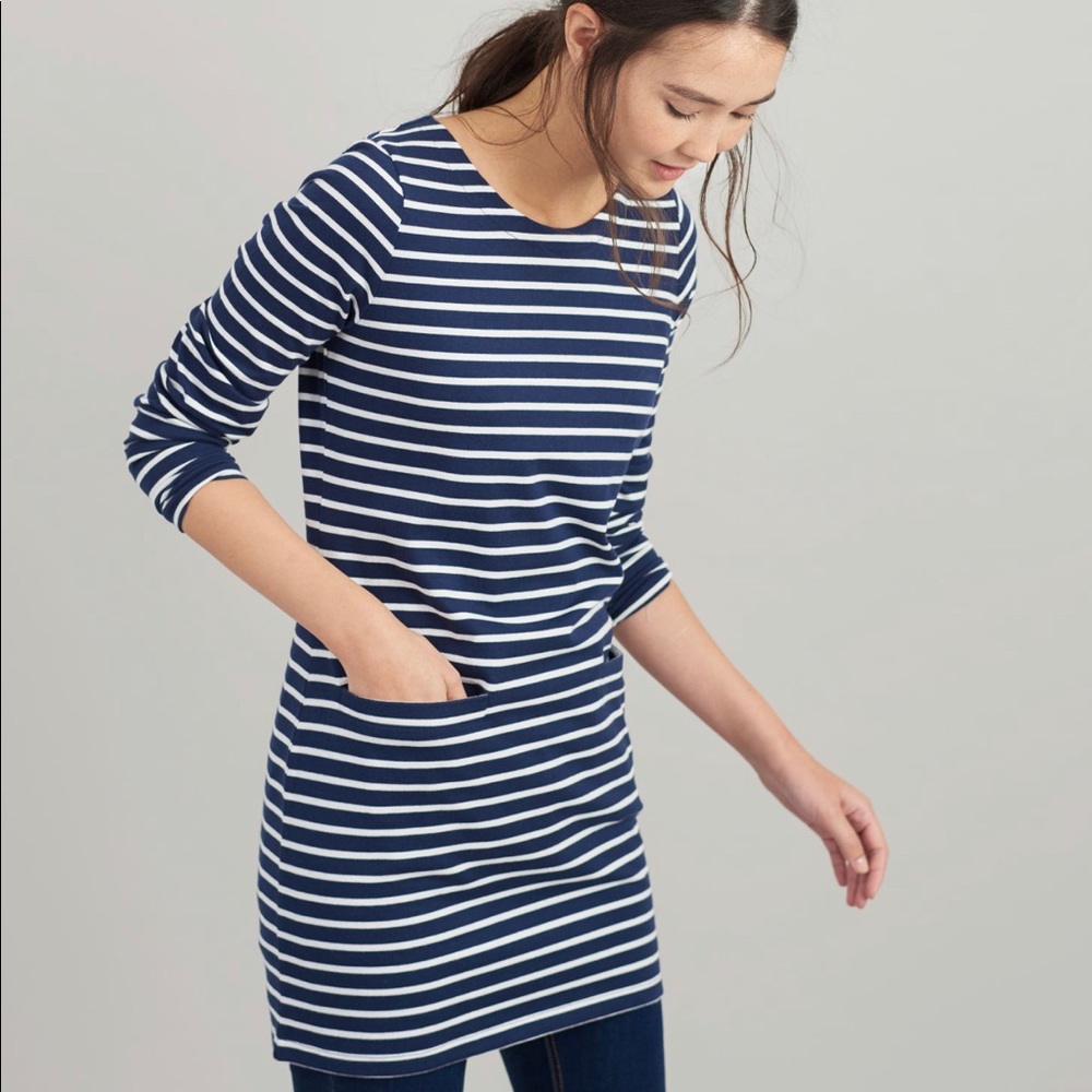 Joules QUINN SIMPLE TUNIC WITH FRONT POCKETS